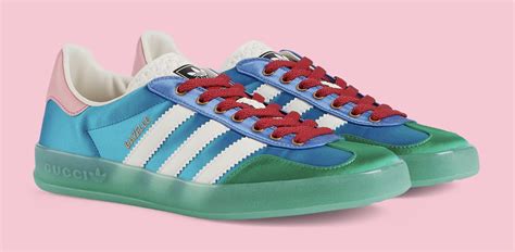 gucci x adidas gazelle green|adidas gucci gazelle blue.